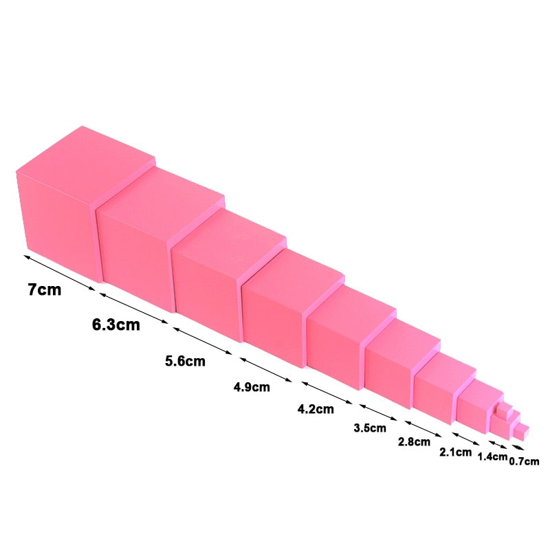 Tour rose Montessori et cartes