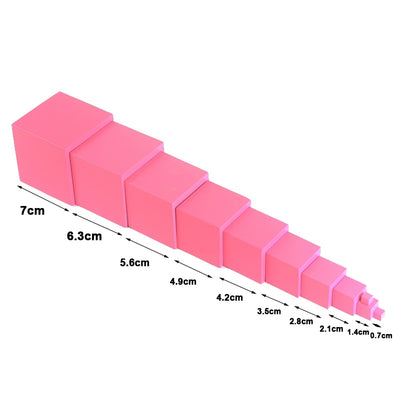 Tour rose Montessori et cartes