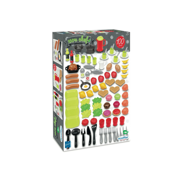 100% Chef - Dinette (Boite 100 Pièces)