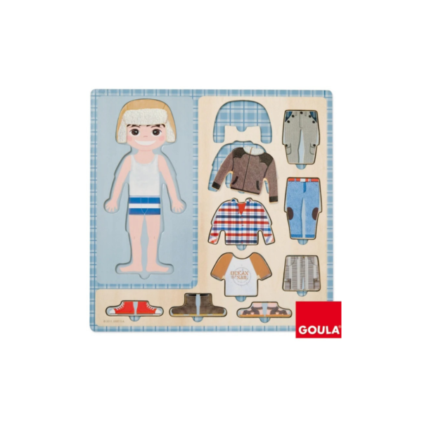PUZZLE GARCON S'HABILLE