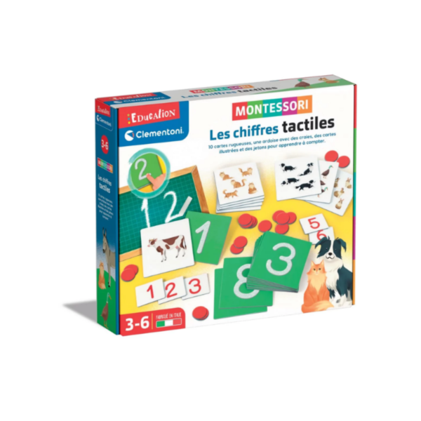 MONTESORI FORM NUMER LES CHIFFRES TACTILE