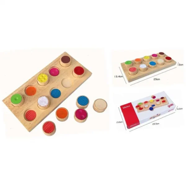 memo tactile 10 piece mentessori0