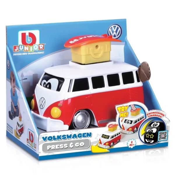 BB Junior Push & Go - Volkswagen Van samba et surff de 2