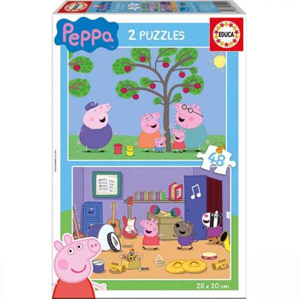 Puzzle 2*48 peppa pig 15920